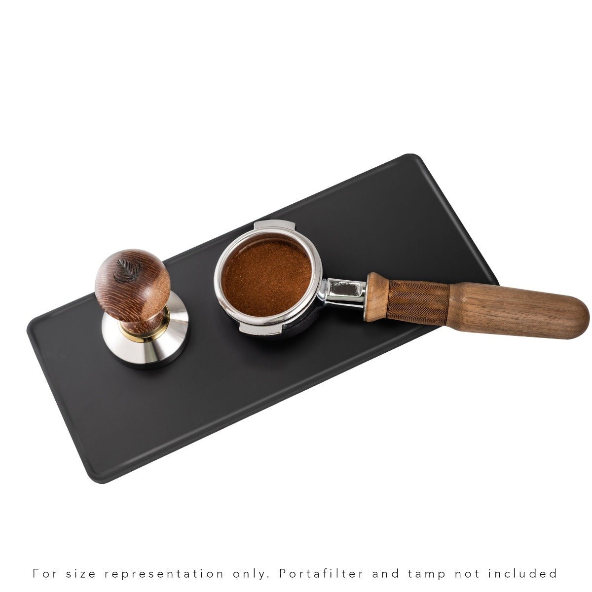 Barista Basics Tamping & Packing Mat, Large (5" x 12") - Corkys Coffee