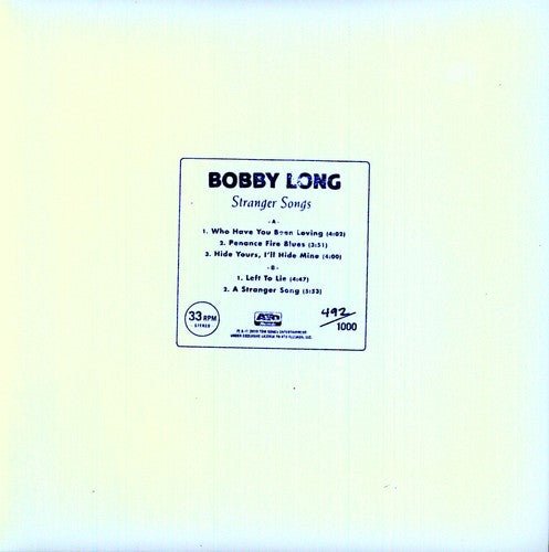 Bobby Long - Stranger Songs (10") - Corkys Coffee