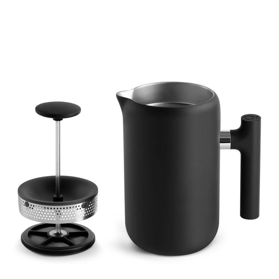 Clara French Press - Black - Corkys Coffee
