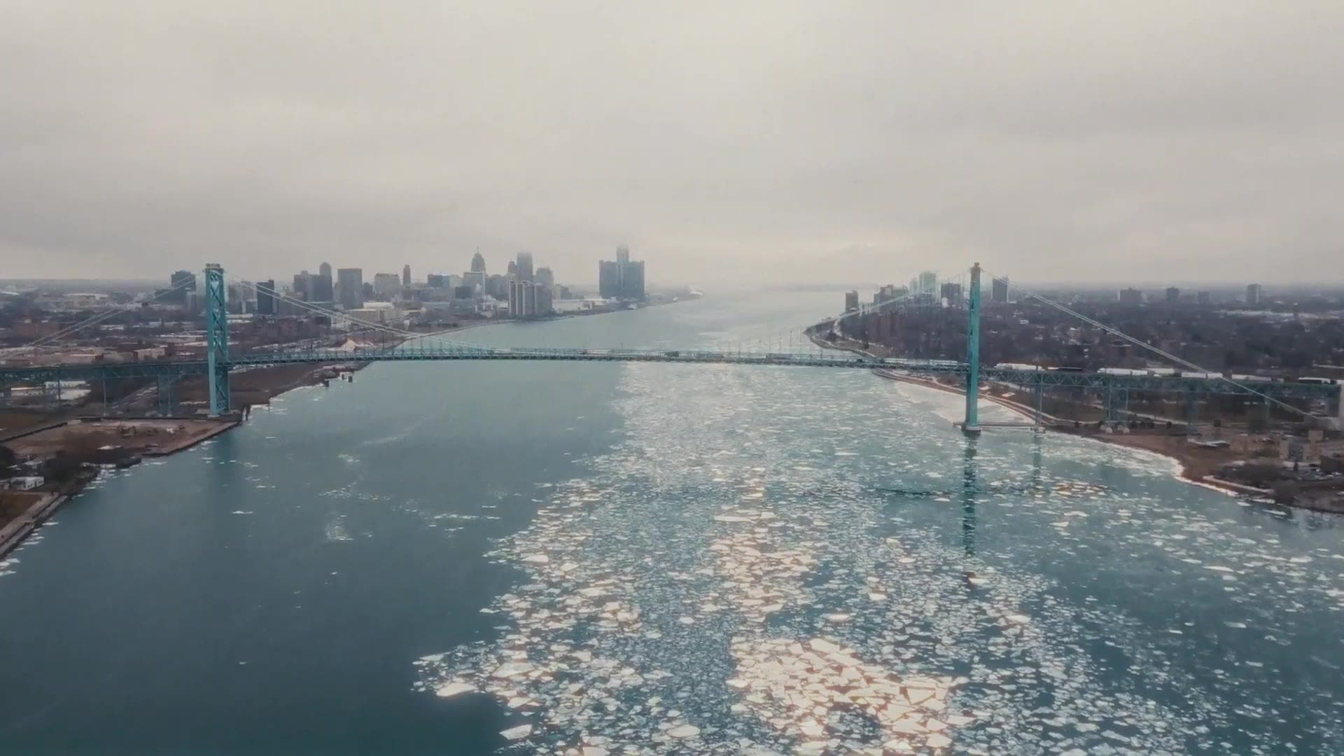 Corkys hero, Detroit Ambassador Bridge