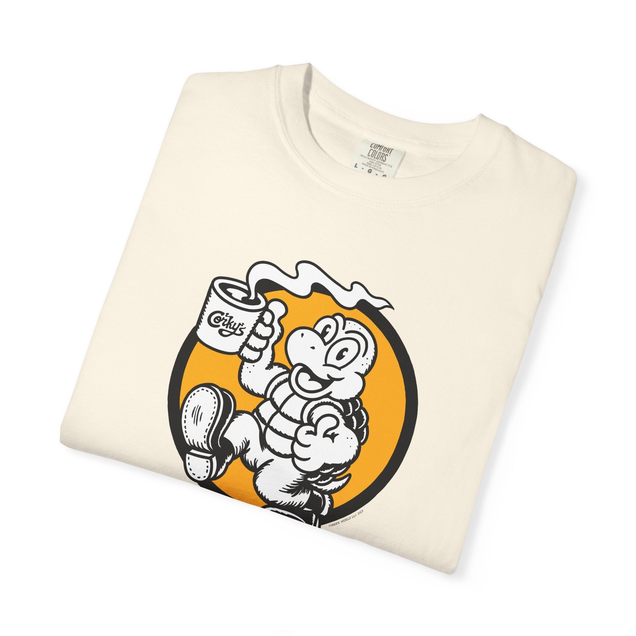 Corky The Turtle T-Shirt - Corkys Coffee