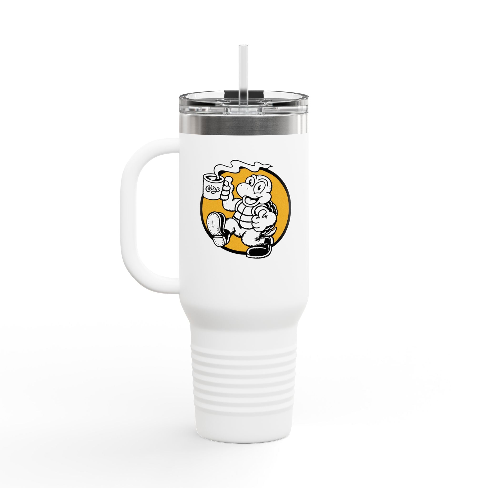 Corkys Turtle Travel Mug - Corkys Coffee