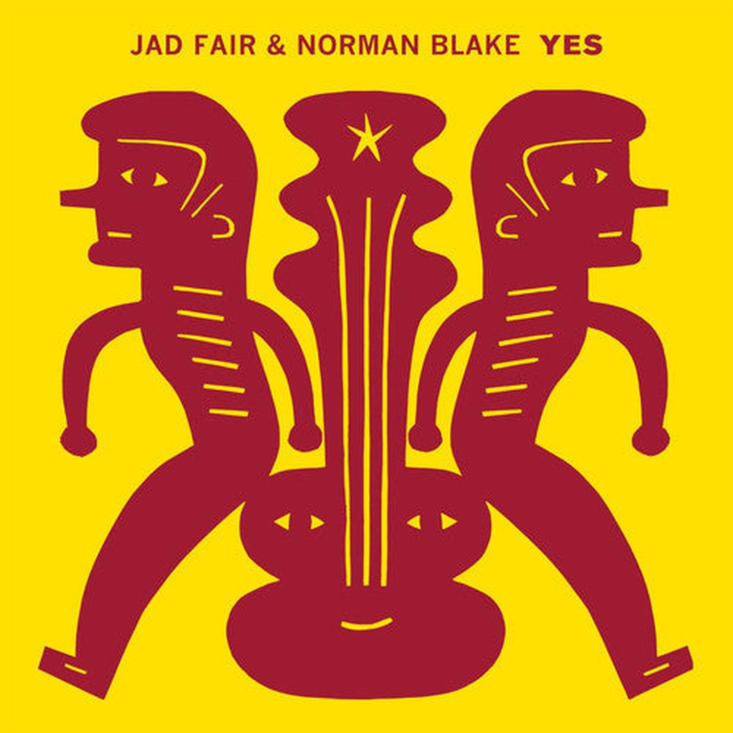 Jad Fair / Norma Blake - Yes (Red Vinyl)