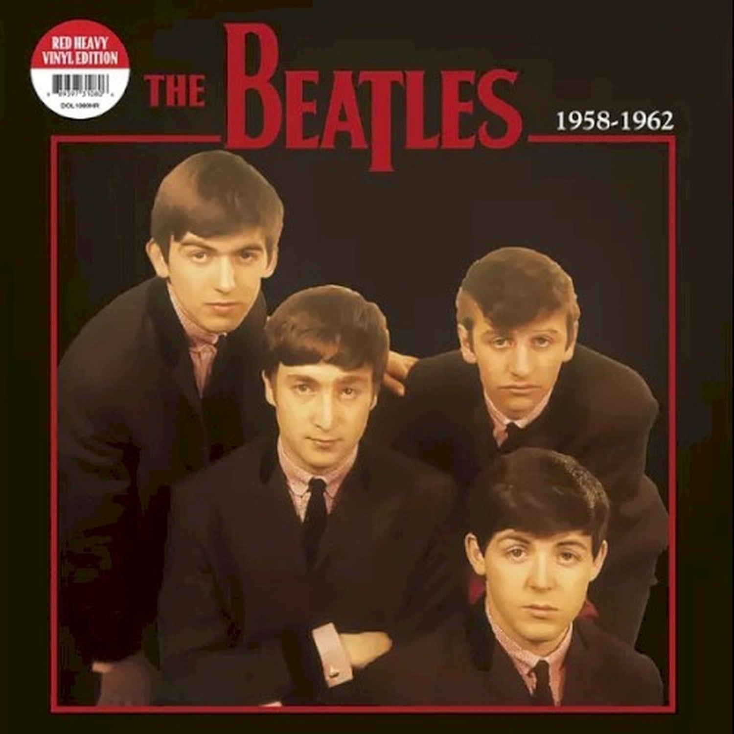 Beatles - 1958-1962 (Red Vinyl) — vinyl LP album cover