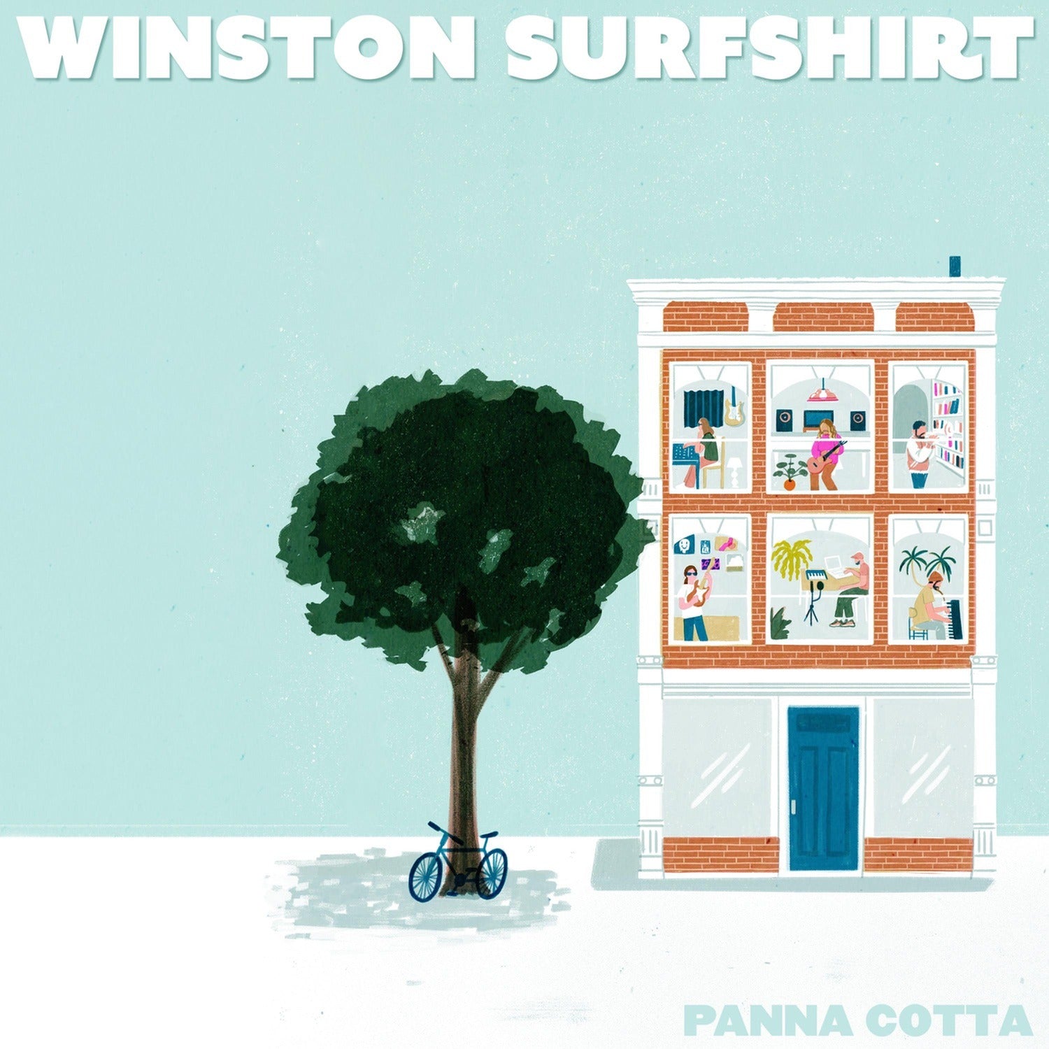 Winston Surfshirt - Panna Cotta (Blue Vinyl)