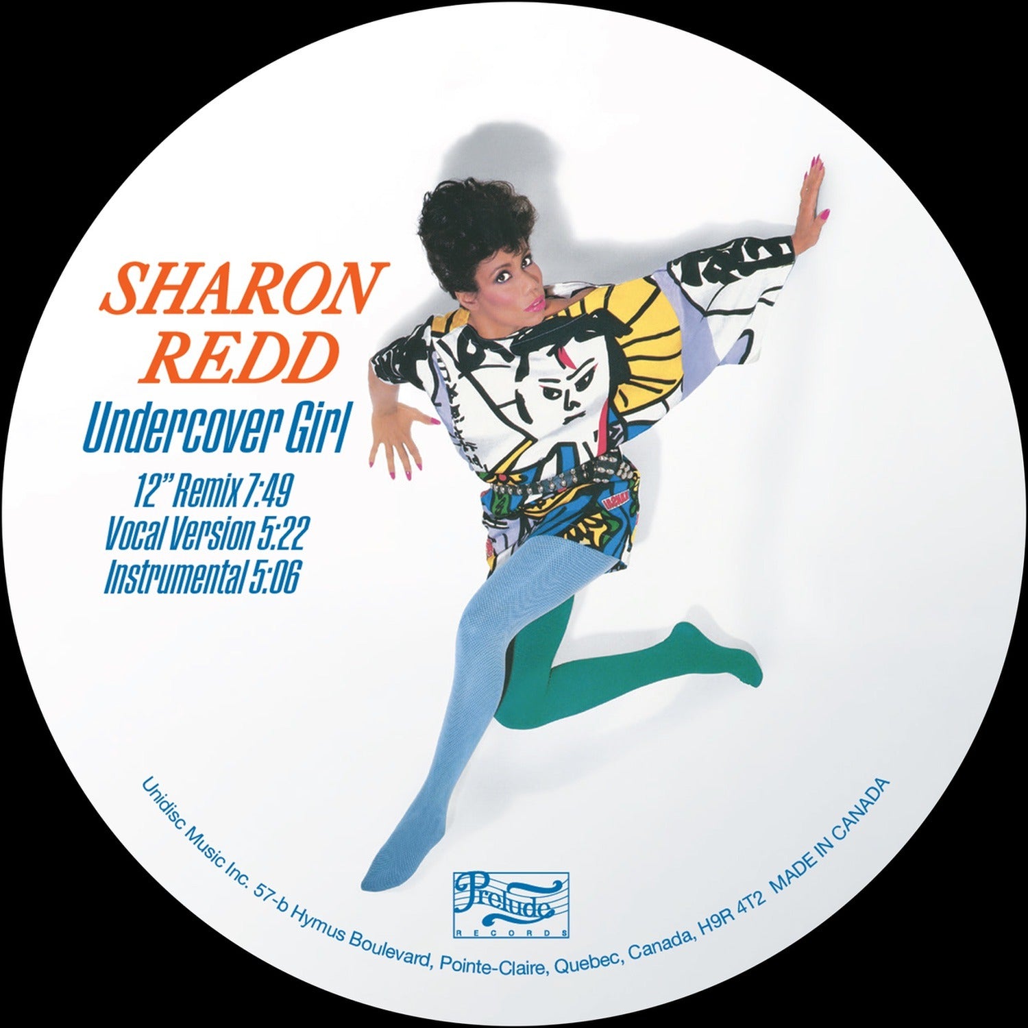 Sharon Redd - Undercover Girl - Blue with Gray Marble Colored Vinyl (Blue Vinyl)