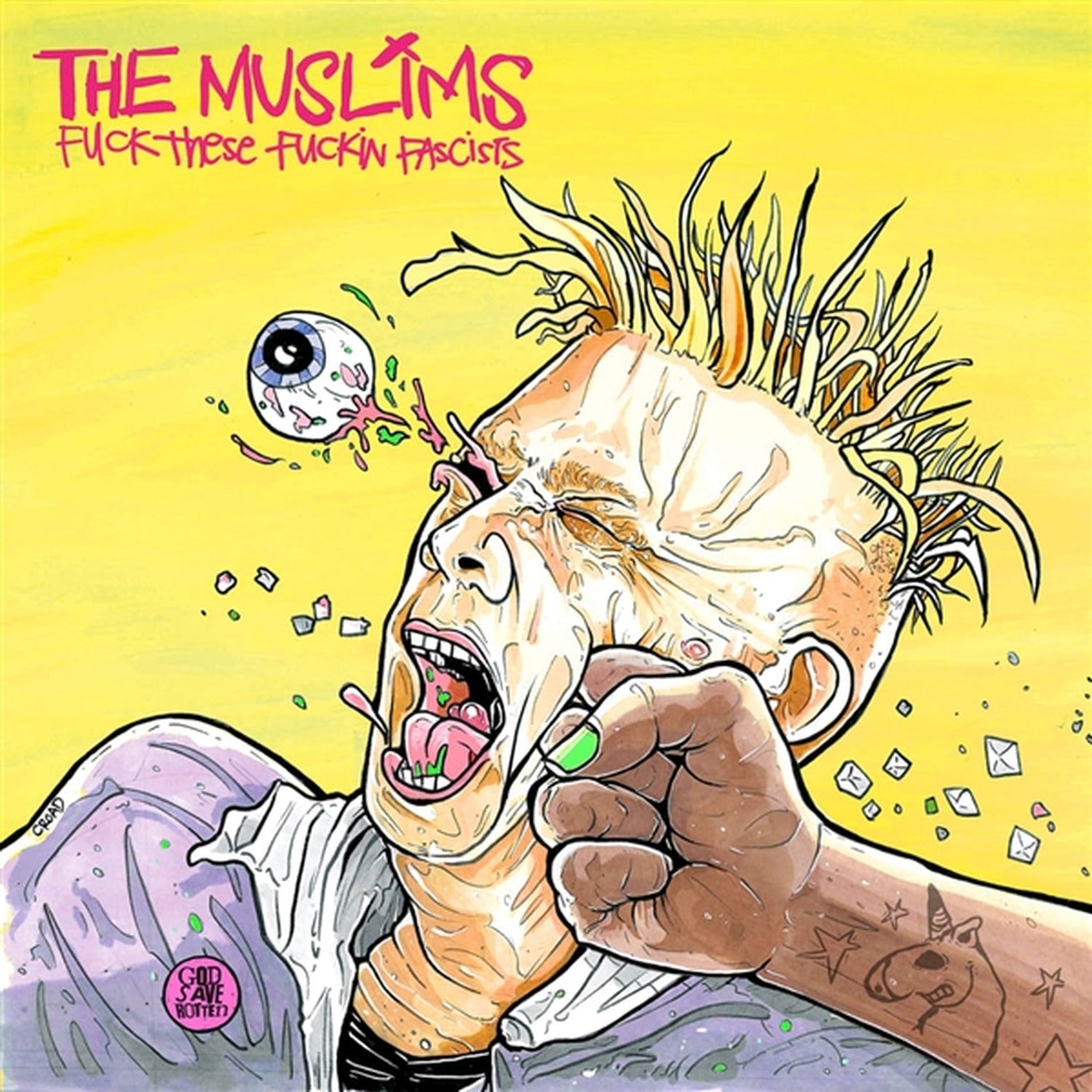 Muslims - Fuck These Fuckin Facists (Problematic Punk Pink) (Pink Vinyl)