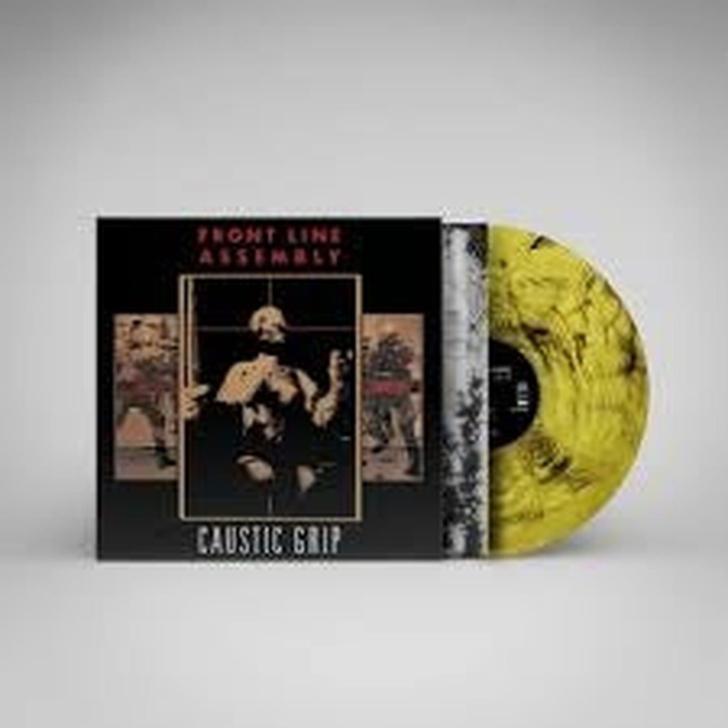 Front Line Assembly - Caustic Grip: 35th Anniversary - Caustic Yellow Colored Vinyl (Yellow Vinyl)