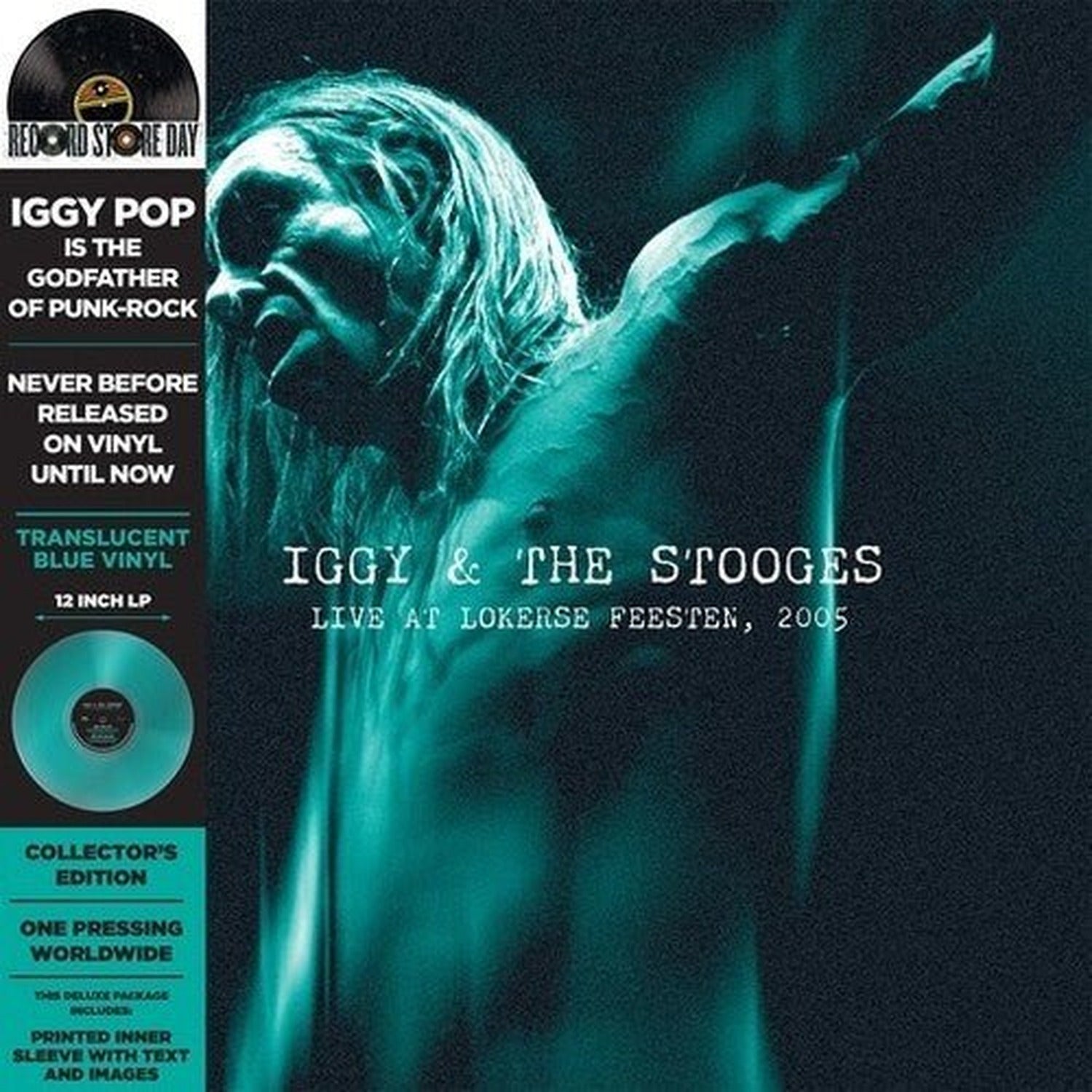 Iggy & the Stooges - Live at Lokerse Feesten, 2005 (Translucent Blue Vinyl)
