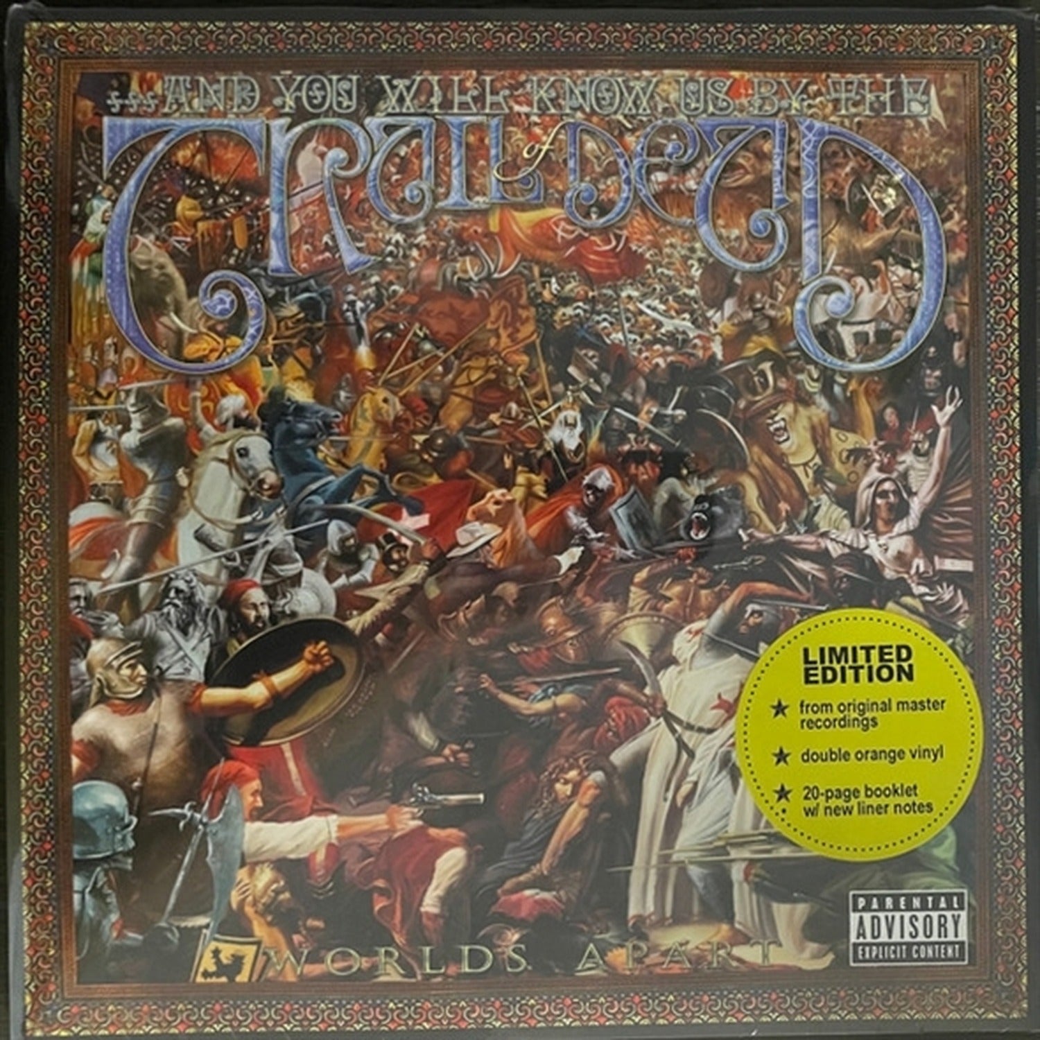 And You Will Know Us by the Trail of Dead - Worlds Apart 2xLP (Clear Vinyl)