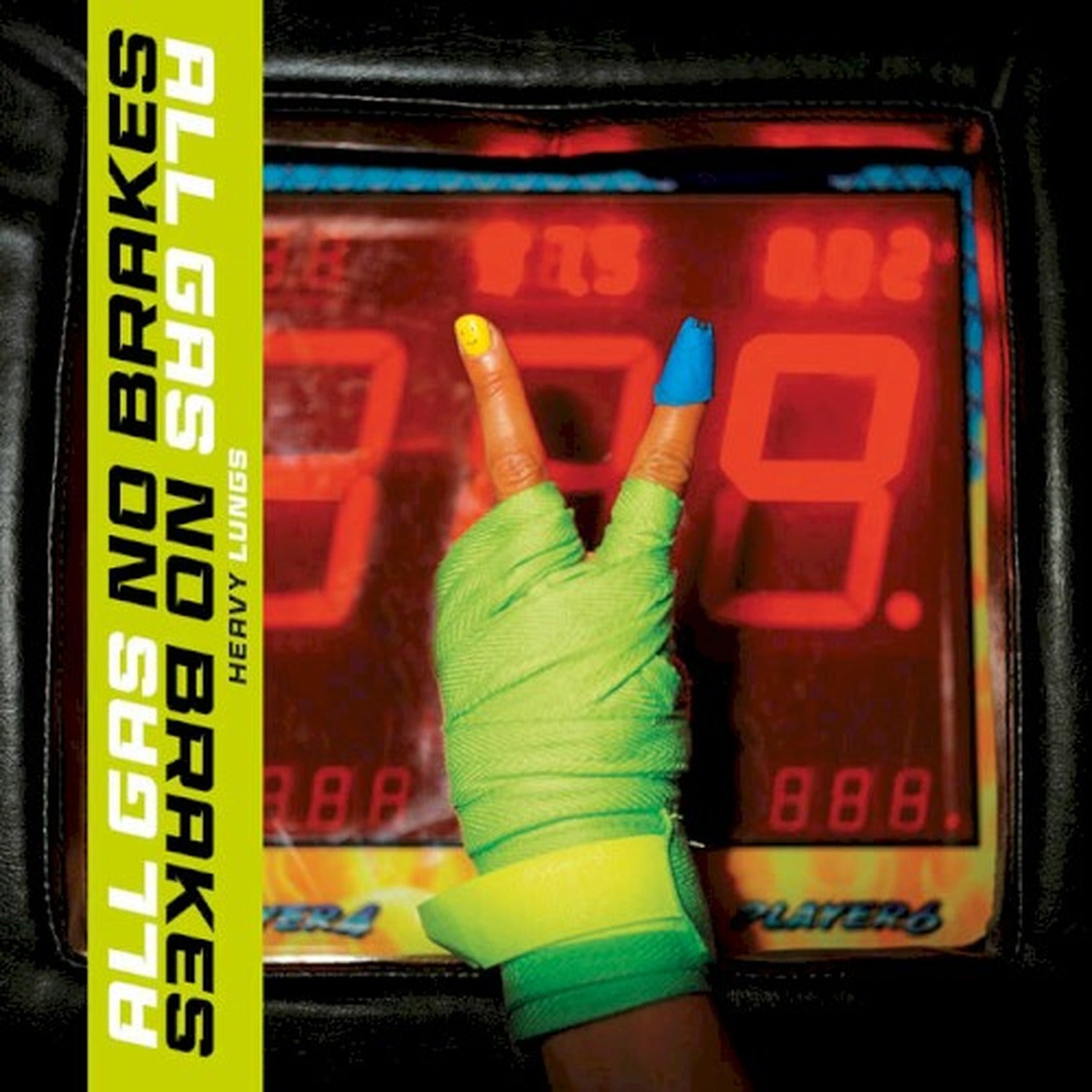 Heavy Lungs - All Gas No Brakes - Acid Green Vinyl with Obi Strip (Green Vinyl)