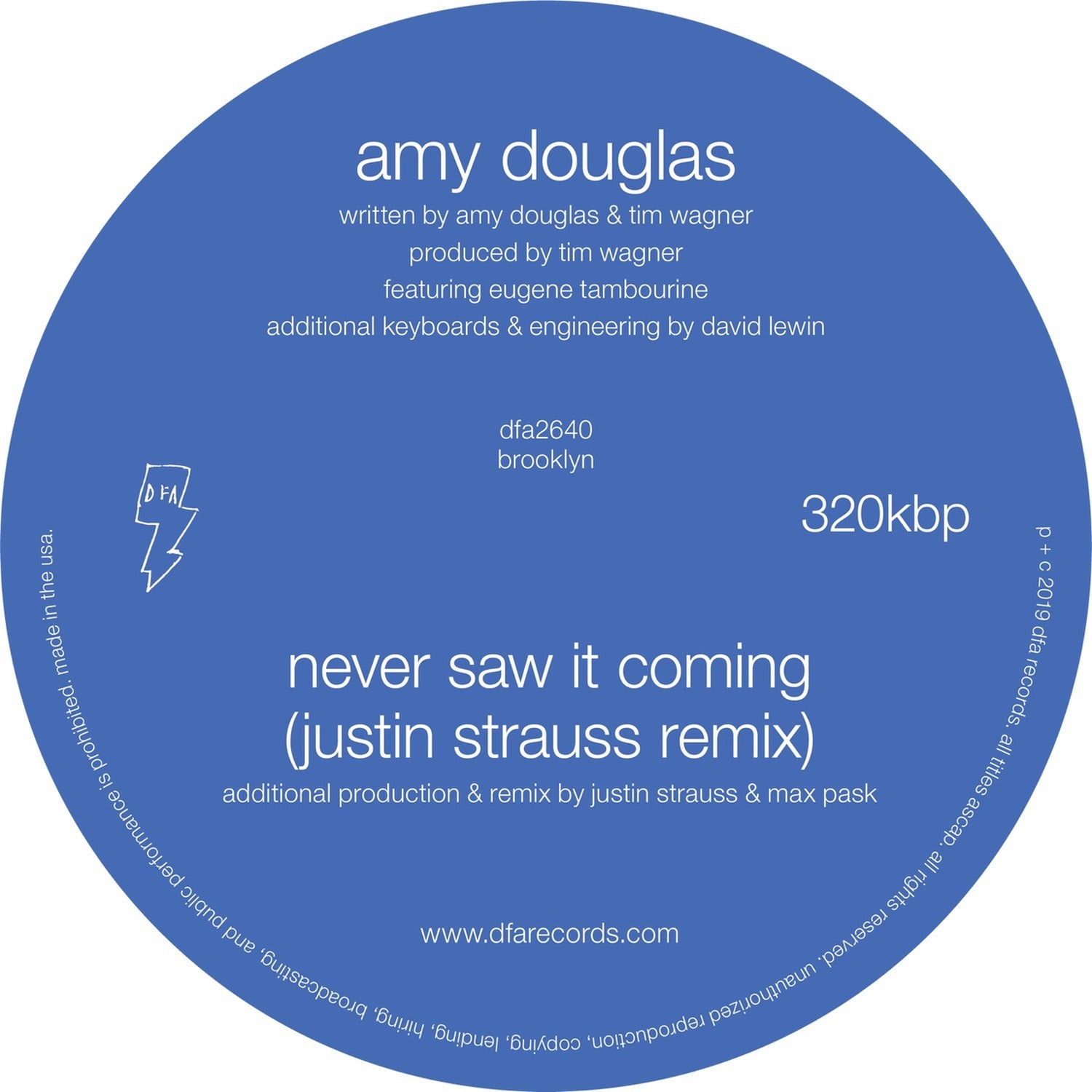 Amy Douglas - Never Saw It Coming