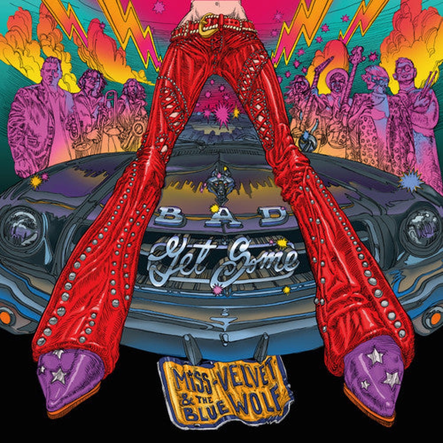 Miss Velvet / Blue Wolf - Bad Get Some (White Vinyl)