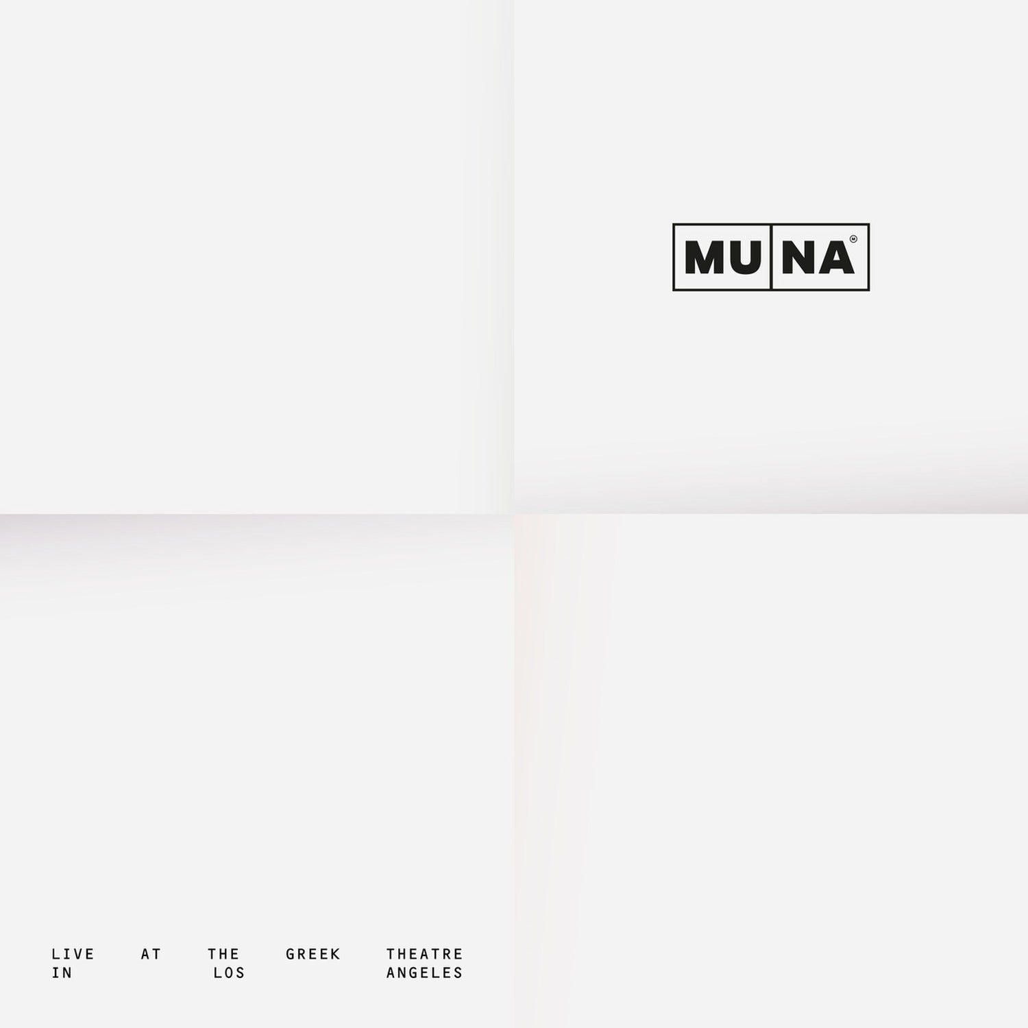 Muna - Live at the Greek Theatre in Los Angeles 2xLP (Silver Vinyl)