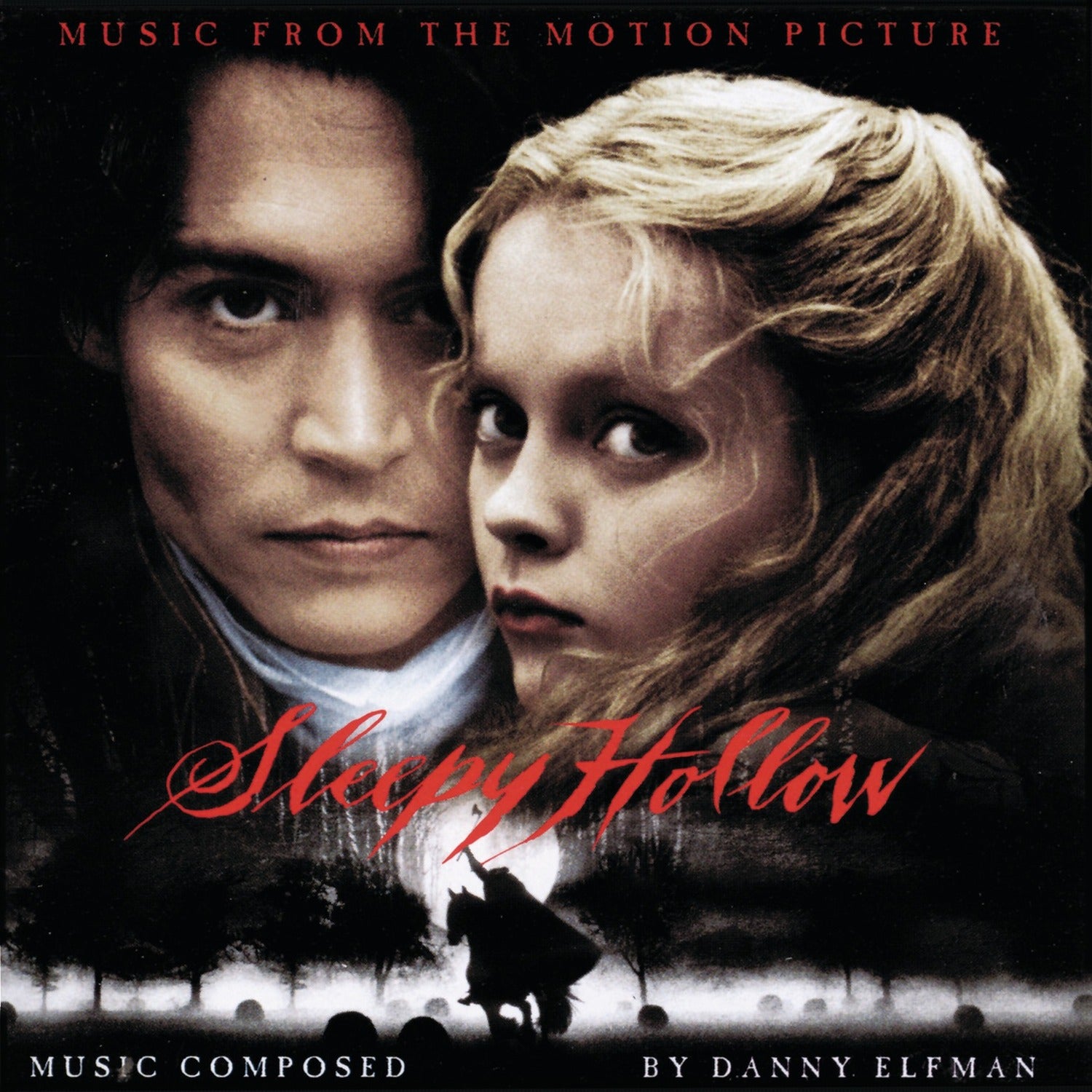 Danny Elfman - Sleepy Hollow (Original Soundtrack) - Limited Blood Red, Black & Metallic Silver Colored Vinyl 2xLP (Red Vinyl)