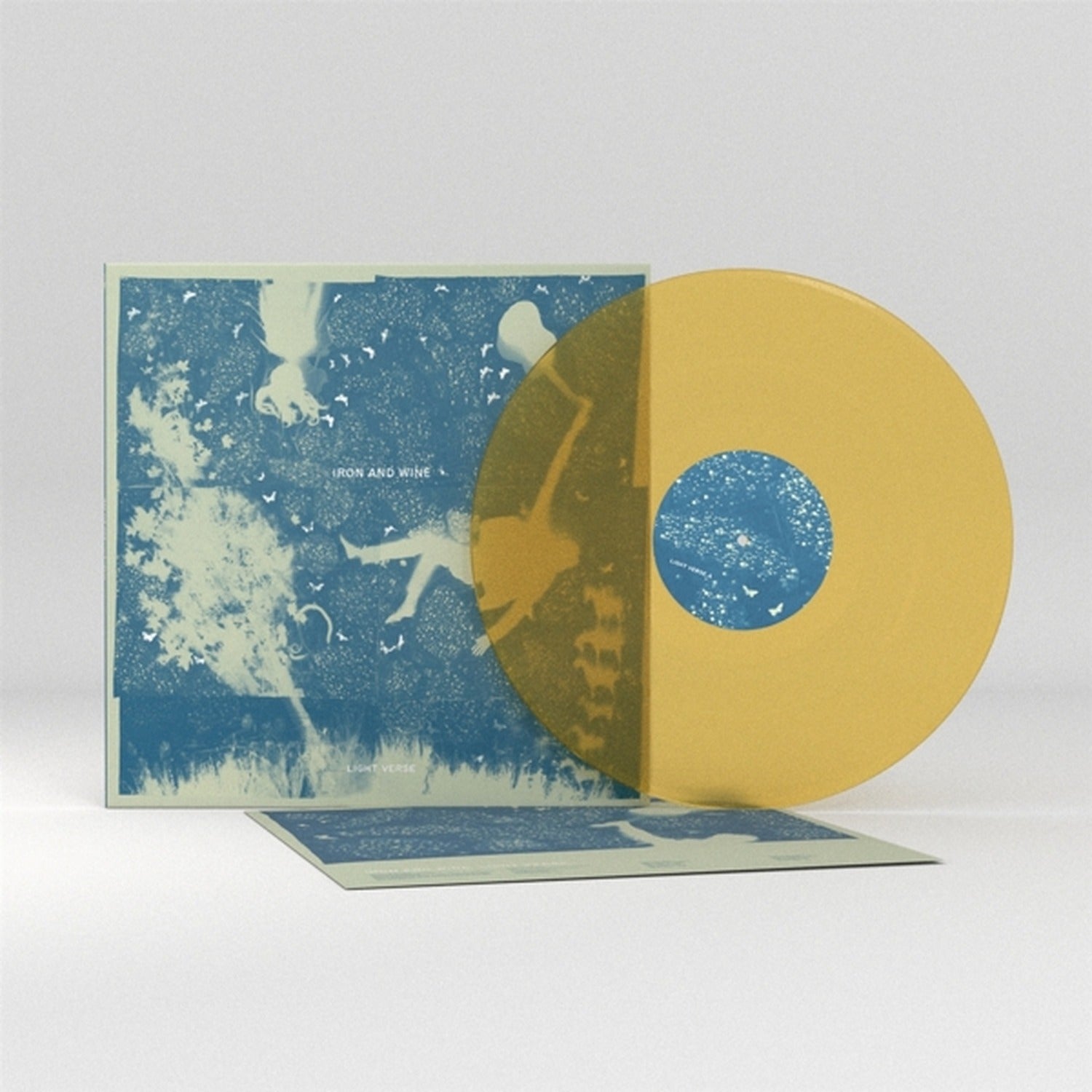 Iron & Wine - Light Verse - Clear w/ Blue swirl (Clear Vinyl)
