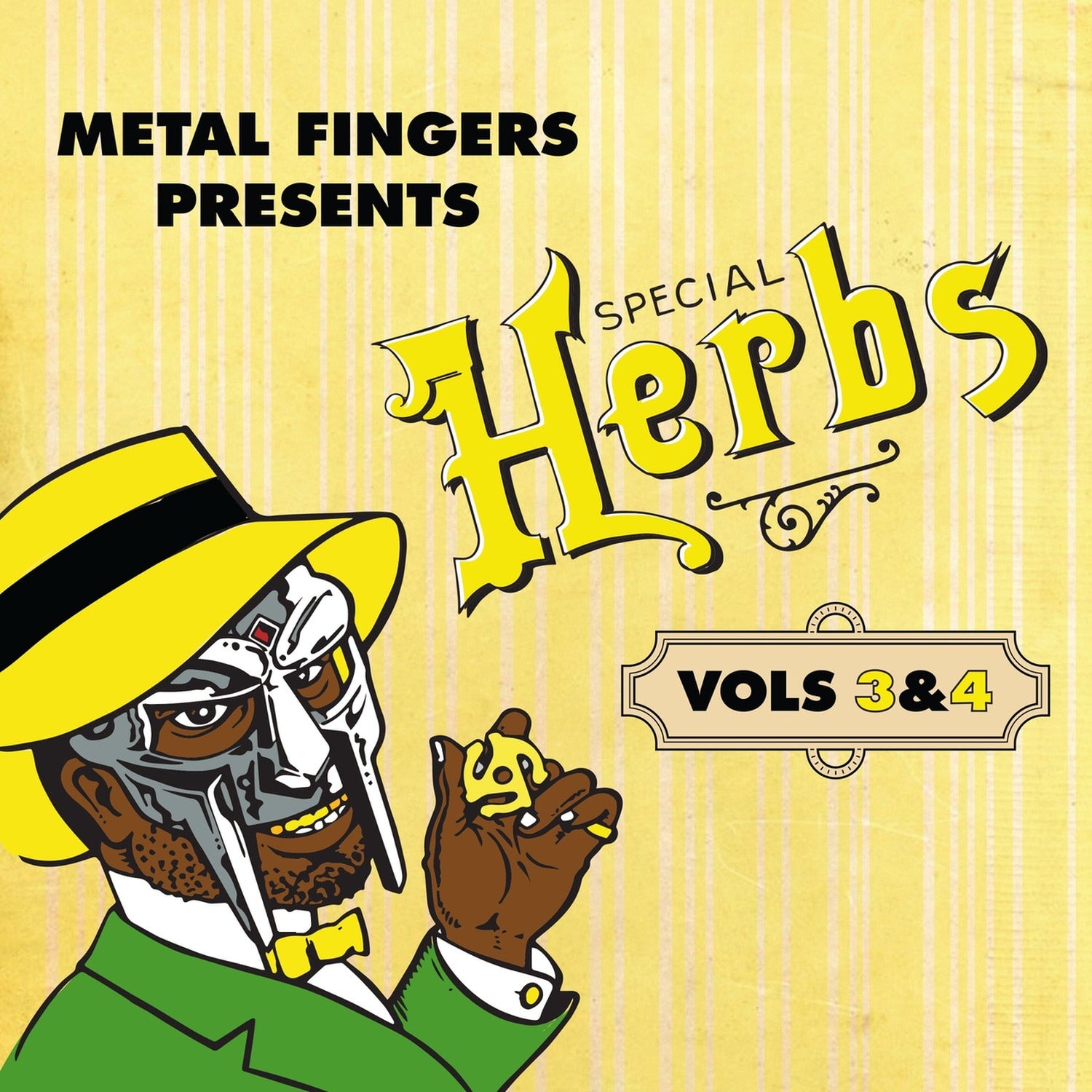 MF DOOM - Metal Fingers Presents: Special Herbs Vol. 3 & 4 (CD)