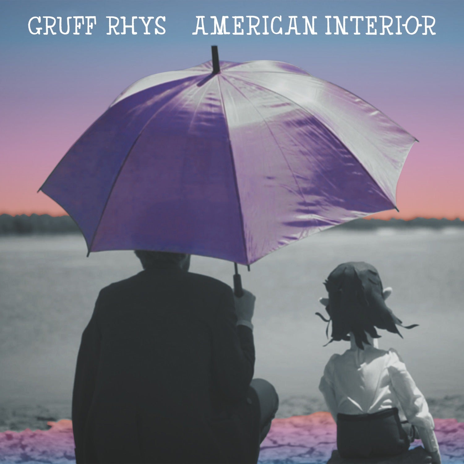 Gruff Rhys - American Interior - Limited Purple, Apricot & Rose Colored Vinyl 3xLP (Purple Vinyl)