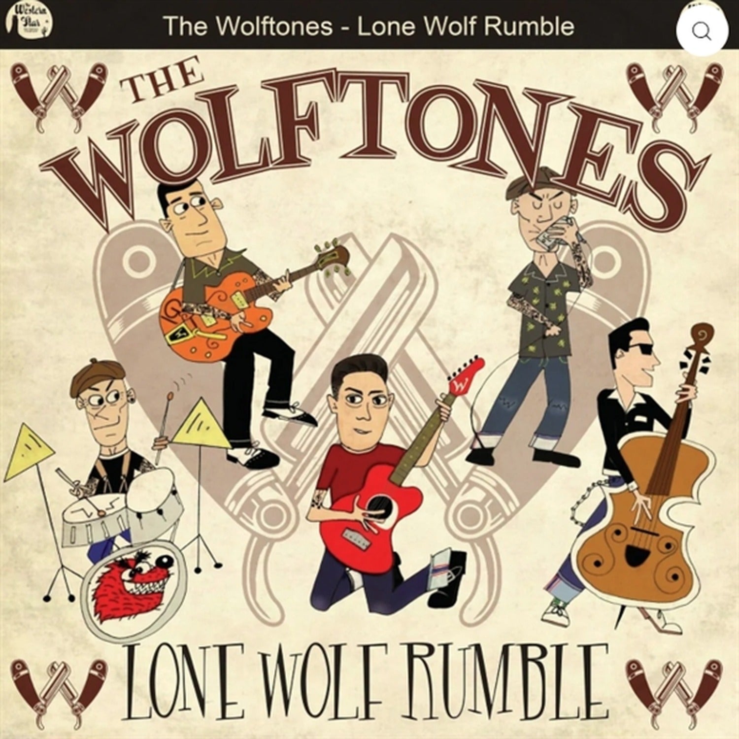 Wolftones - Lone Wolf Rumble - Yellow 10 (Yellow Vinyl)
