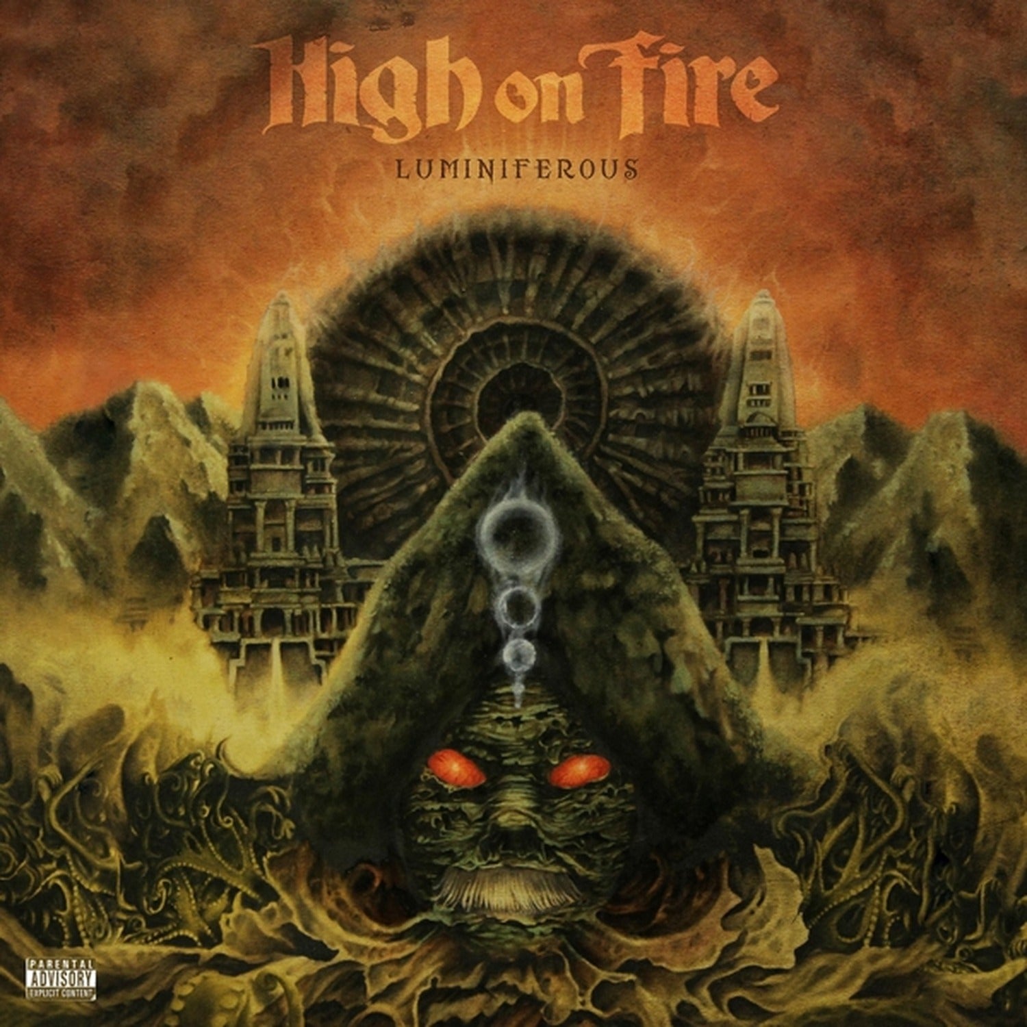 High on Fire - Luminiferous (Opaque Olive Green) 2xLP (Green Vinyl)