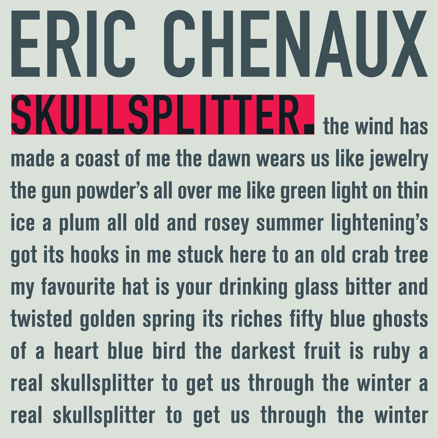 Eric Chenaux - Skullsplitter (CD)