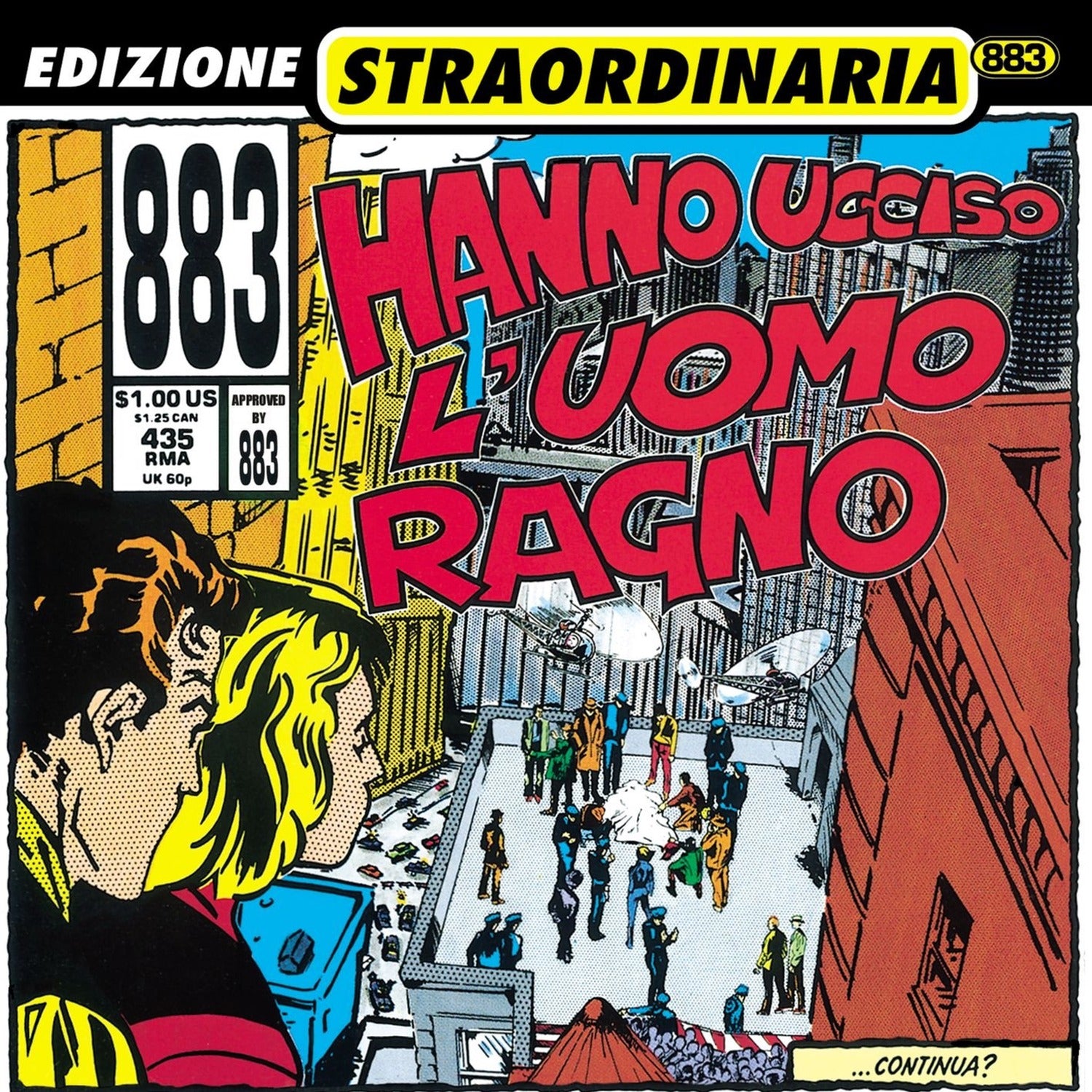 883 - Hanno Ucciso L'Uomo Ragno - 180-Gram Red & Yellow Splatter Colored Vinyl (Red Vinyl)