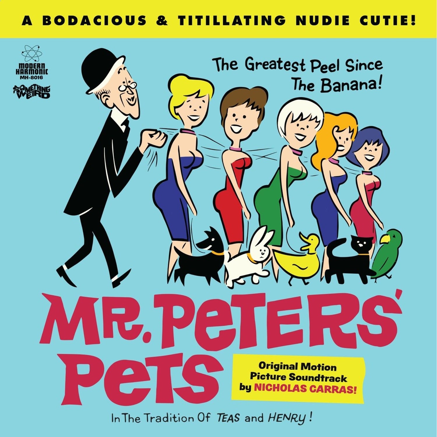 Nicholas Carras - Mr. Peters' Pets (Original Motion Picture Soundtrack) (Yellow Vinyl)