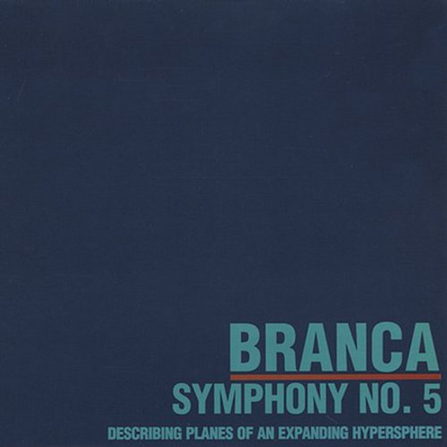 Glenn Branca - Symphony 5 (CD)