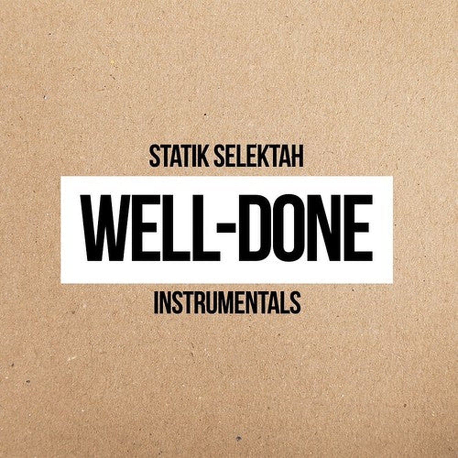 Statik Selektah - Well Done Instrumentals 2xLP (Clear Vinyl)