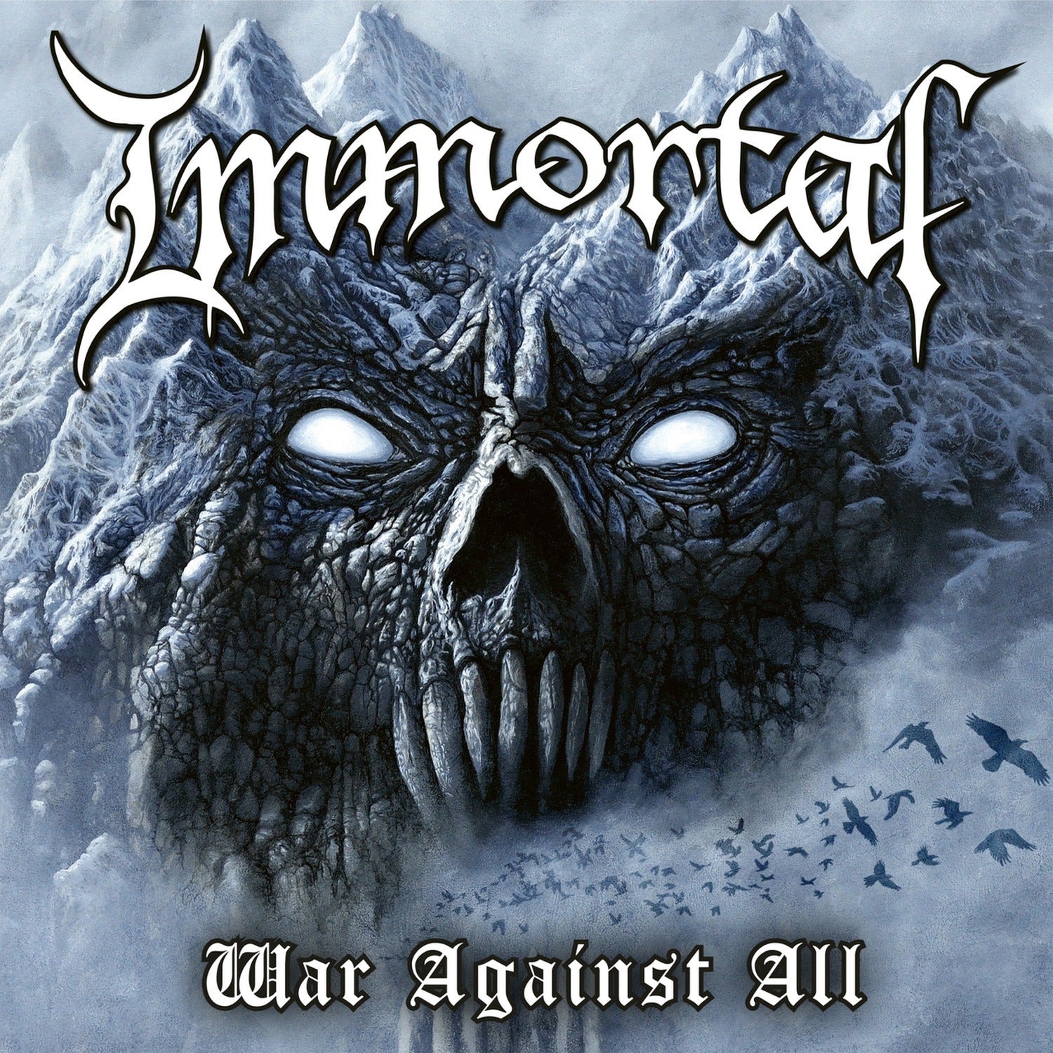Immortal - War Against All - Limited Edition Boxset includes LP on White Colored Vinyl, CD, Flag, Pin Badge, Patch & Slipmat 2xLP (White Vinyl)