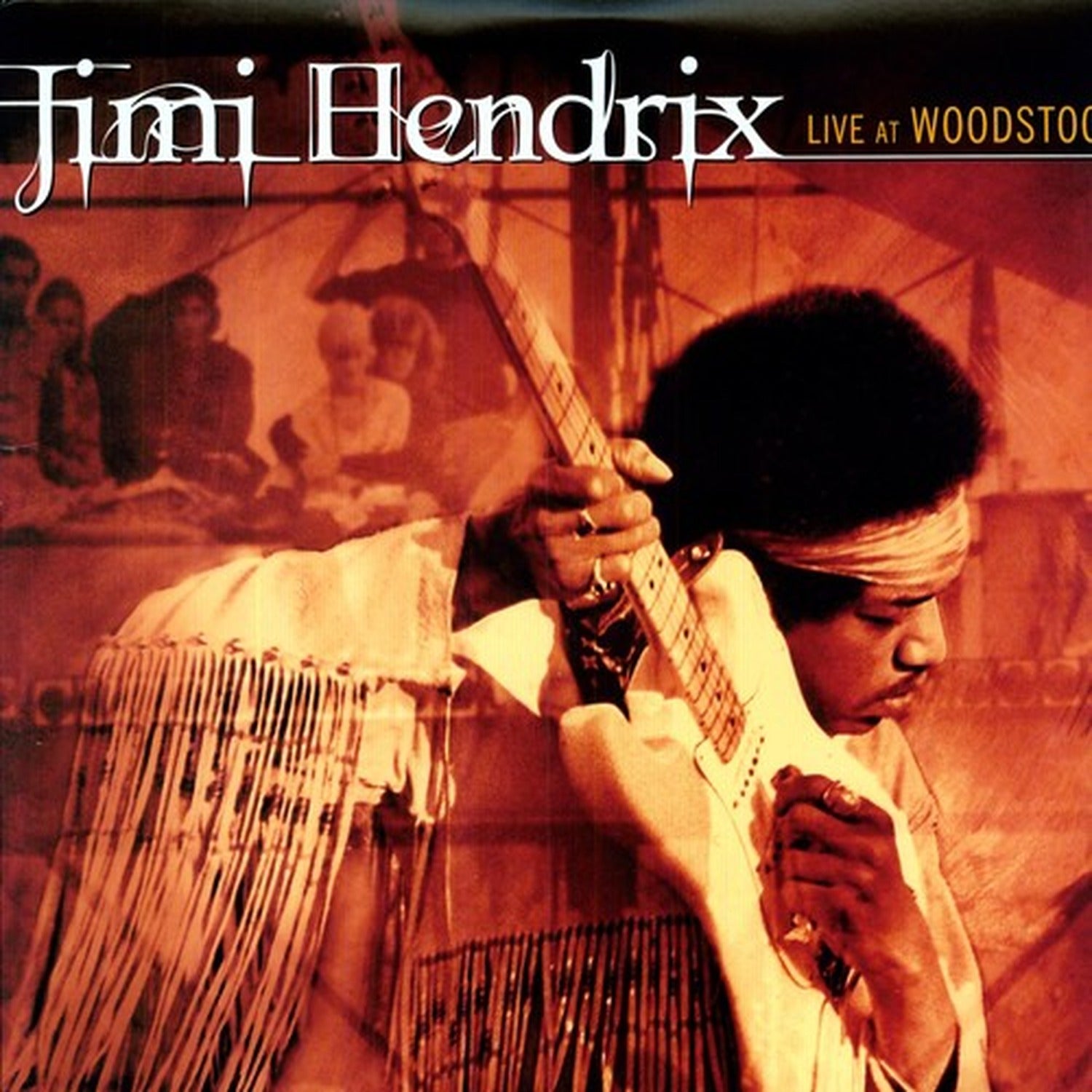 Jimi Hendrix - Live At Woodstock 3xLP — vinyl LP album cover