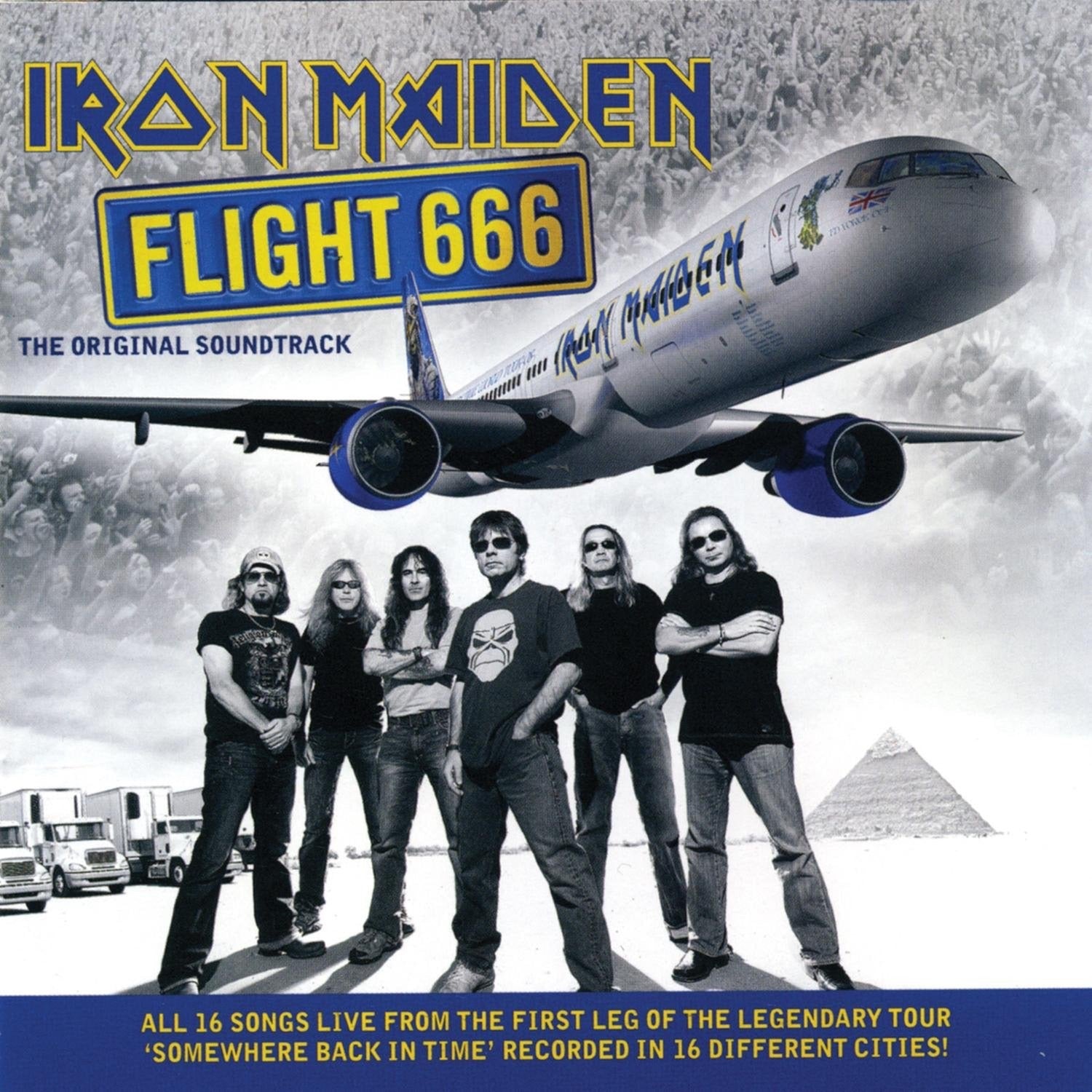 Iron Maiden - Flight 666 — vinyl LP album cover
