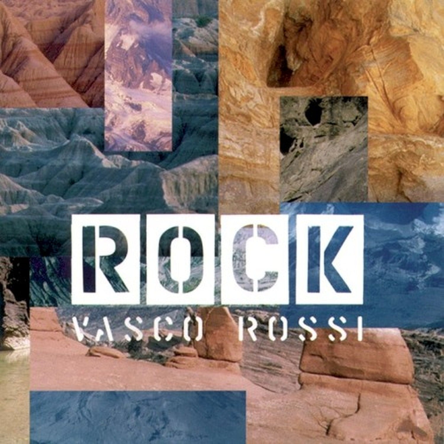 Vasco Rossi - Rock - Clear with Red, Blue & Yellow Splatter Colored Vinyl (Clear Vinyl)
