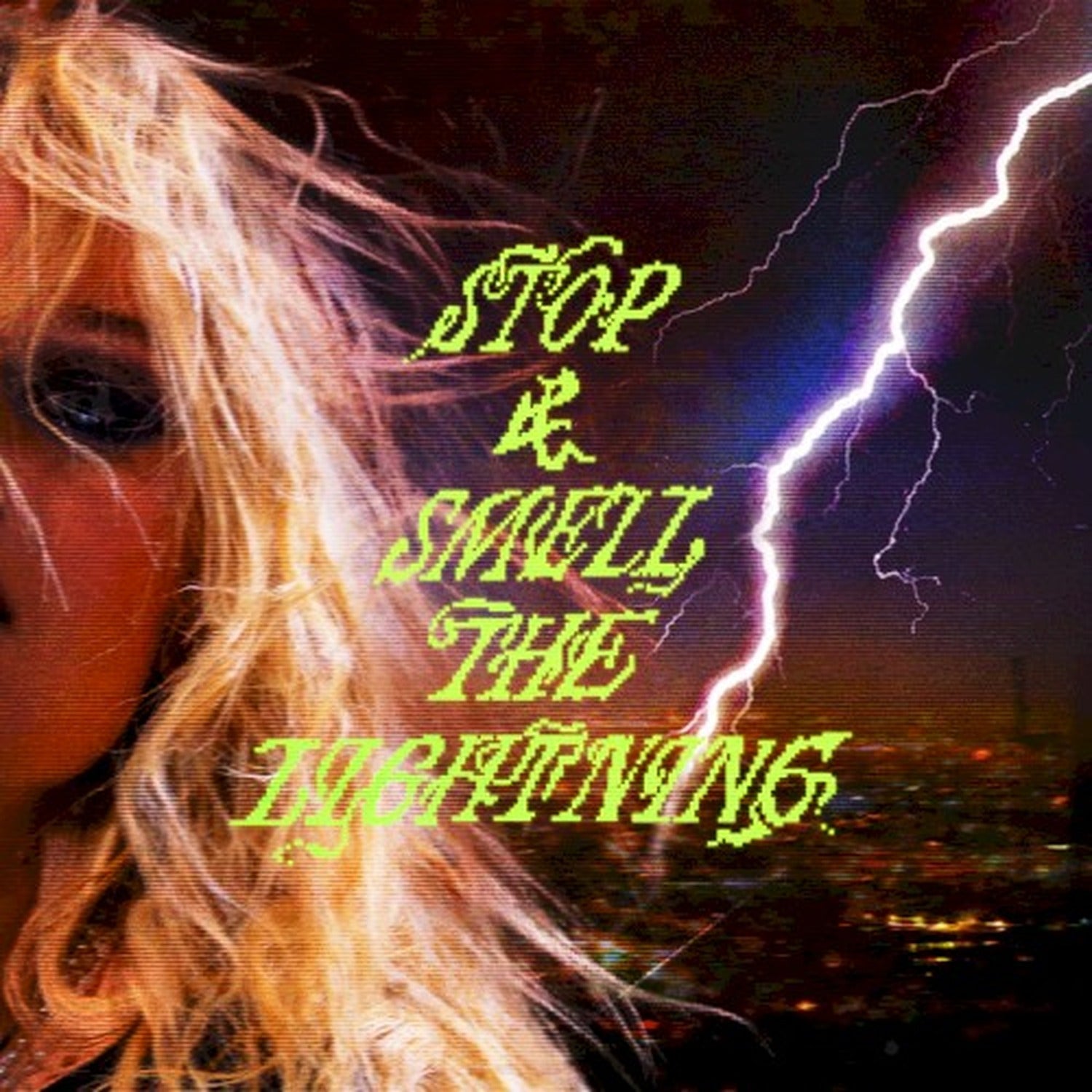 Annie Hamilton - Stop & Smell The Lightning - Limited Lime Green & Black Marble Colored Vinyl (Green Vinyl)