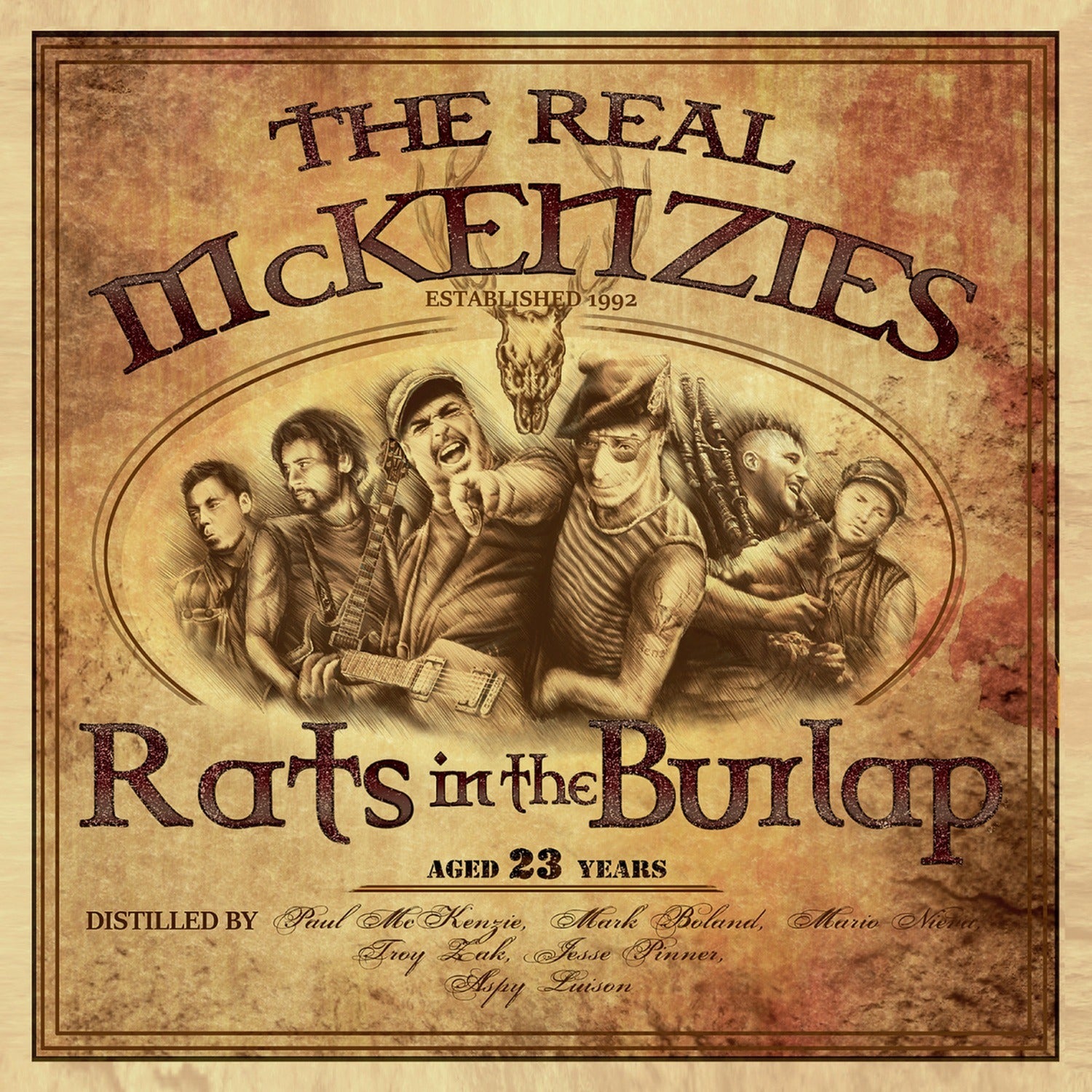 Real McKenzies - Rats in the Burlap (CD)