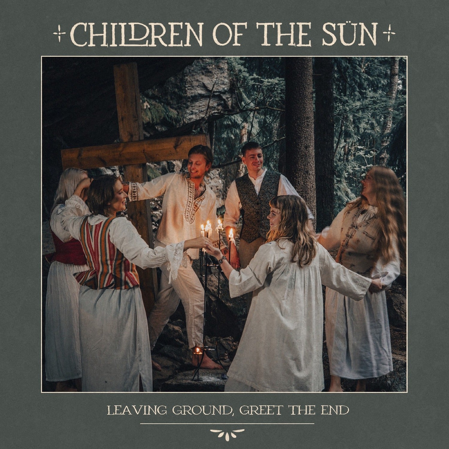 Children of the Sun - Leaving Ground Greet The End - Limited Oxblood Red Colored Vinyl (Red Vinyl)