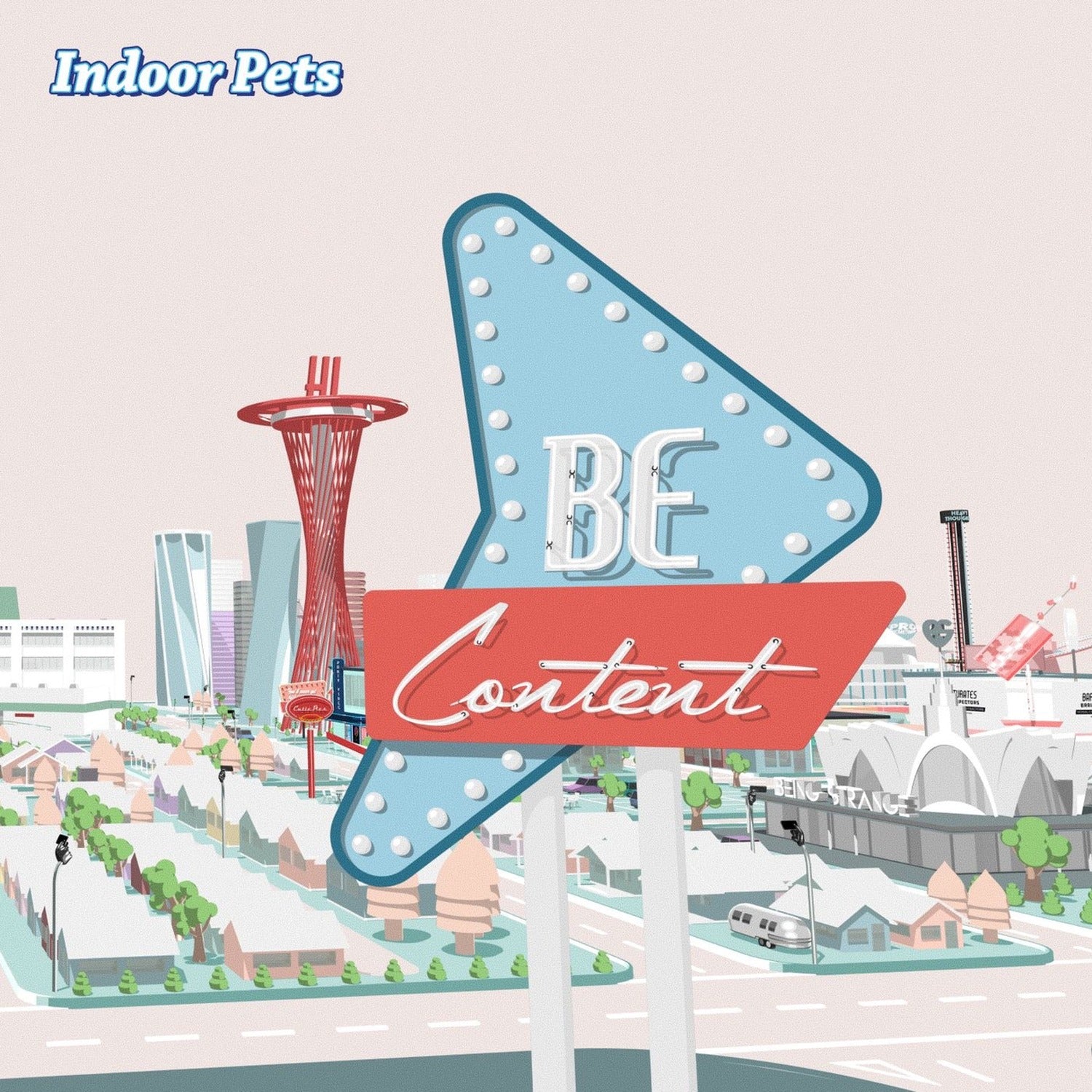 Indoor Pets - Be Content (White Vinyl)