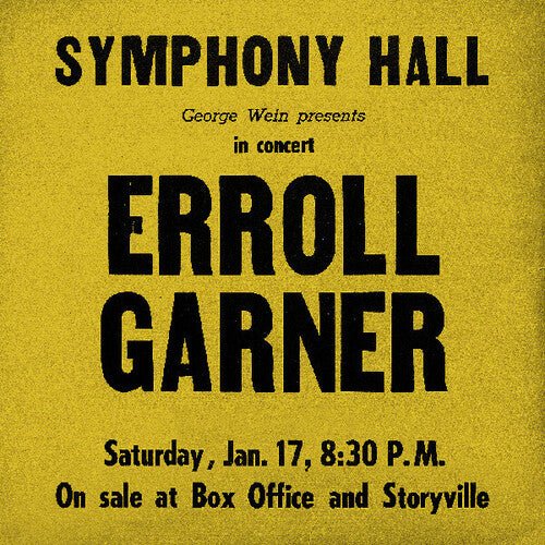 Erroll Garner - Symphony Hall Concert - Corkys Coffee