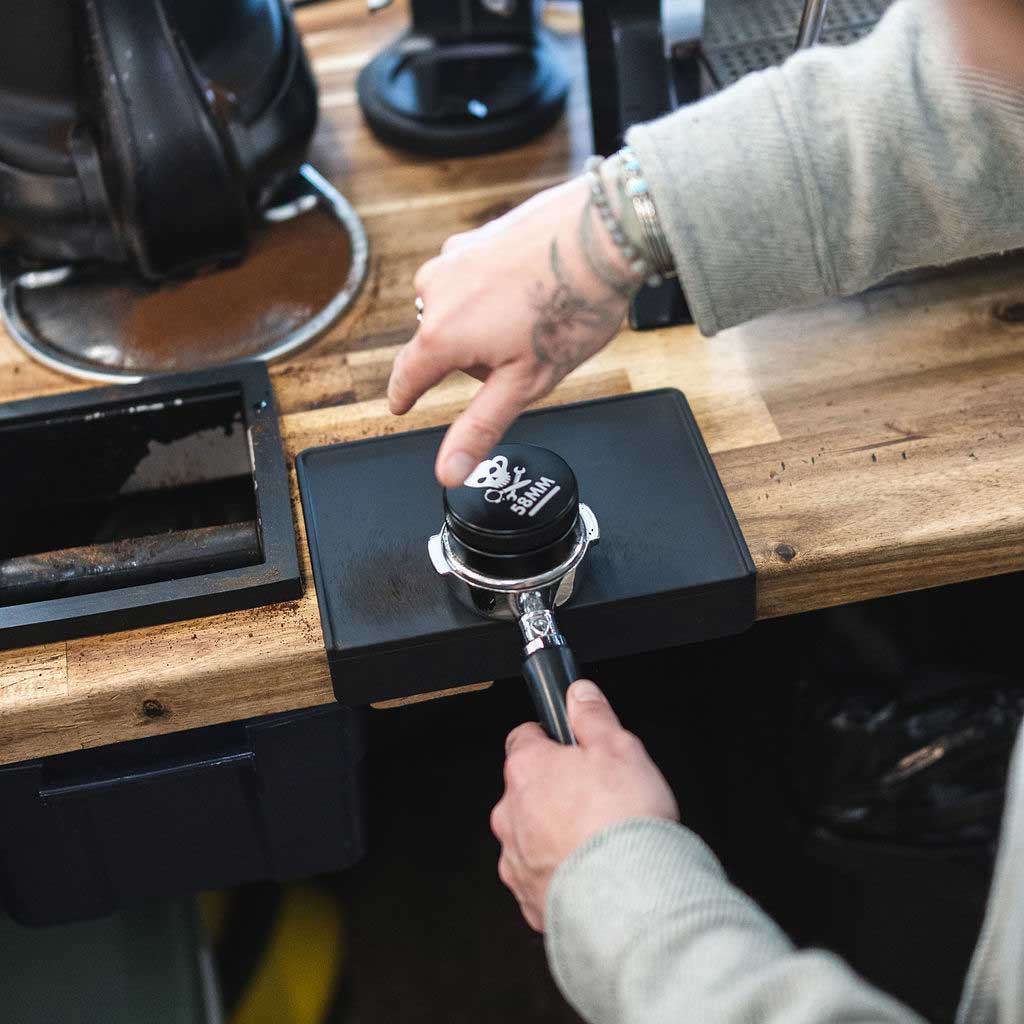 Espresso Distribution Tool & Leveler - Black, 58mm - Corkys Coffee