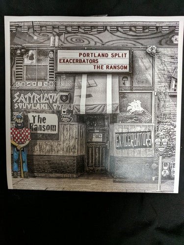 EXACERBATORS / THE RANSOM - SPLIT EP - Corkys Coffee