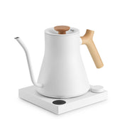 Fellow Stagg EKG Pro Electric Kettle - Matte White w/ Maple - Corkys Coffee