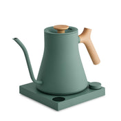 Fellow Stagg EKG Pro Electric Kettle - Smoke Green w/ Maple - Corkys Coffee