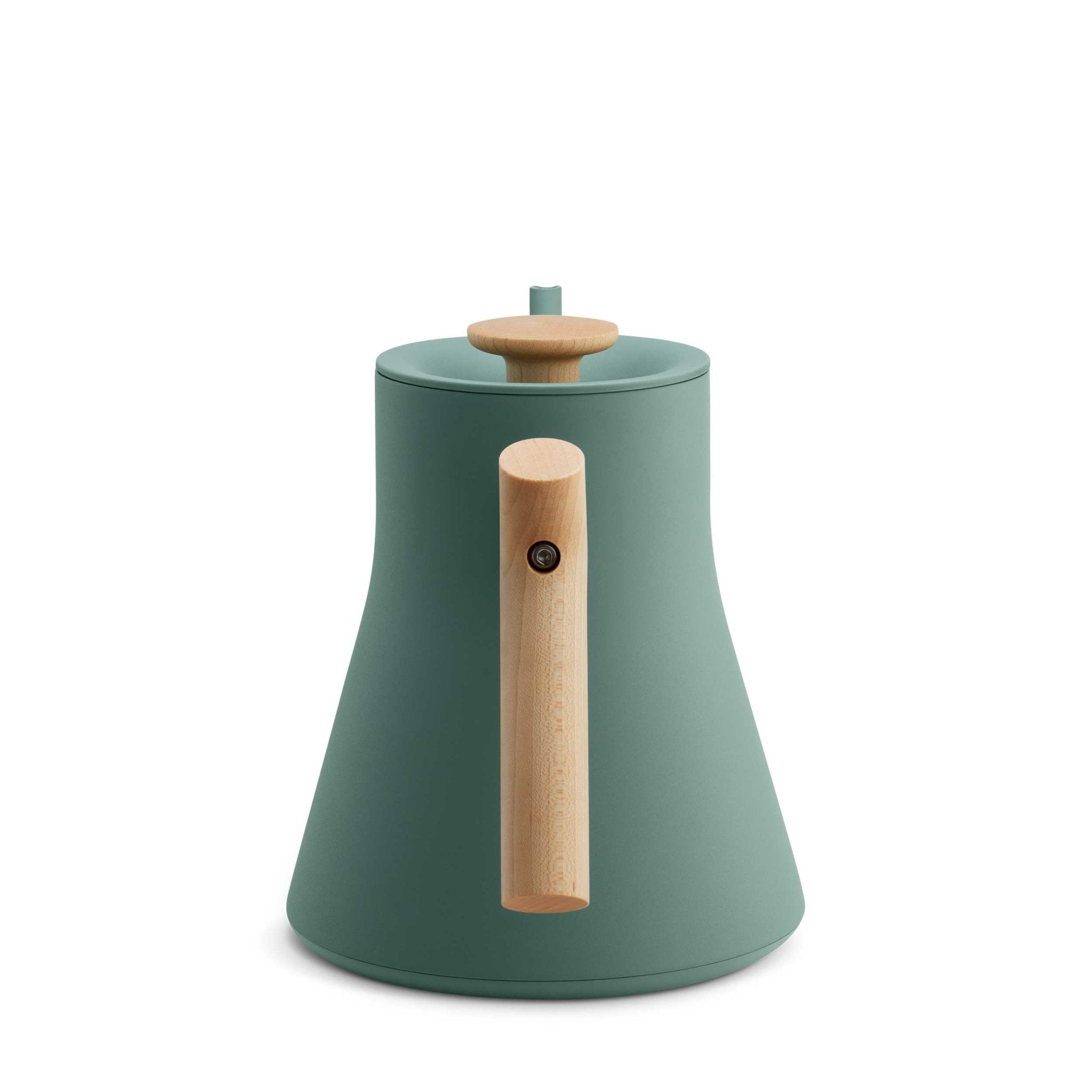 Fellow Stagg EKG Pro Electric Kettle - Smoke Green w/ Maple - Corkys Coffee