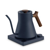 Fellow Stagg EKG Pro Electric Kettle - Stone Blue w/ Walnut - Corkys Coffee