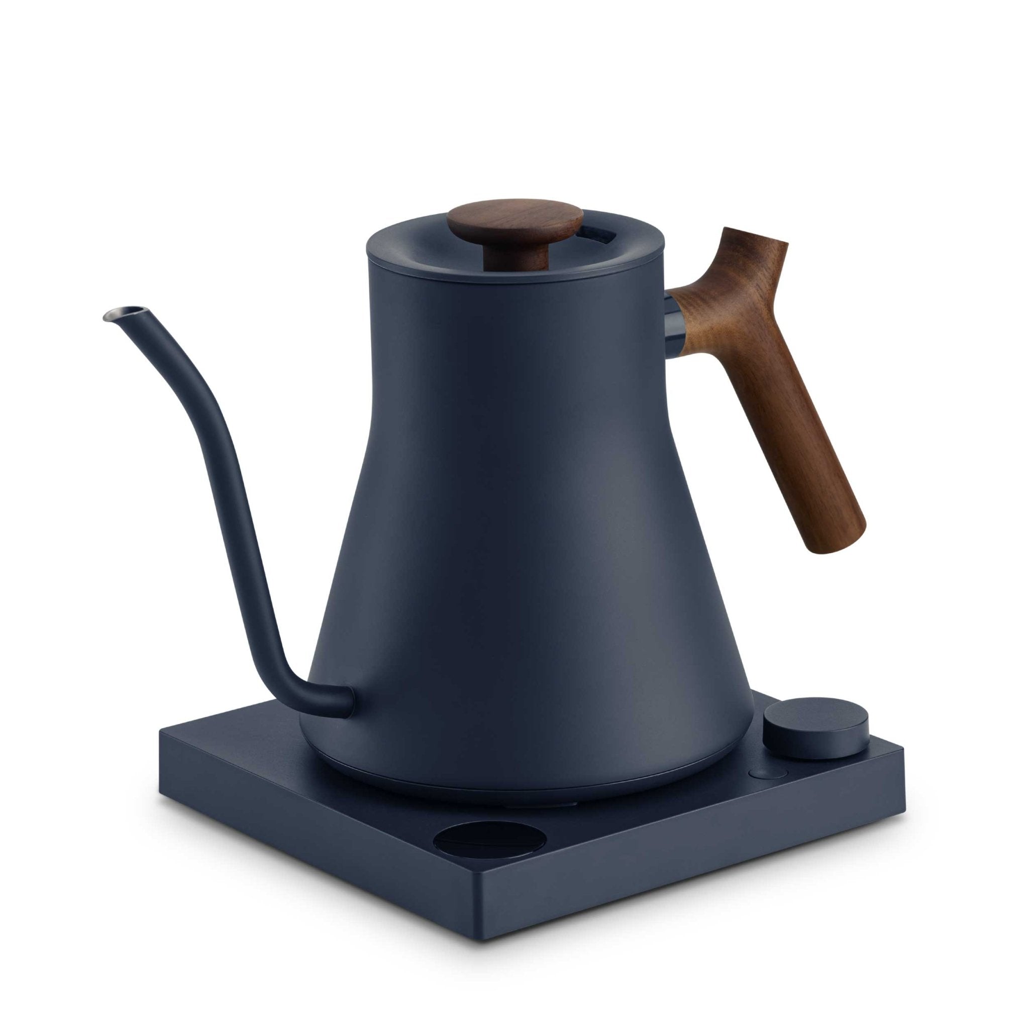 Fellow Stagg EKG Pro Electric Kettle - Stone Blue w/ Walnut - Corkys Coffee