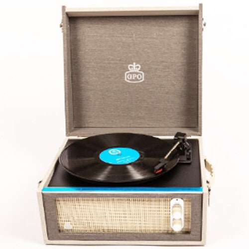 Gpo - Gpo Bermuda Turntable Usb Removable Legs Grey Crm - Corkys Coffee