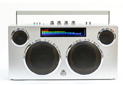 Gpo - Gpo Manhattan Bluetooth Speaker 100 Watts Silver - Corkys Coffee