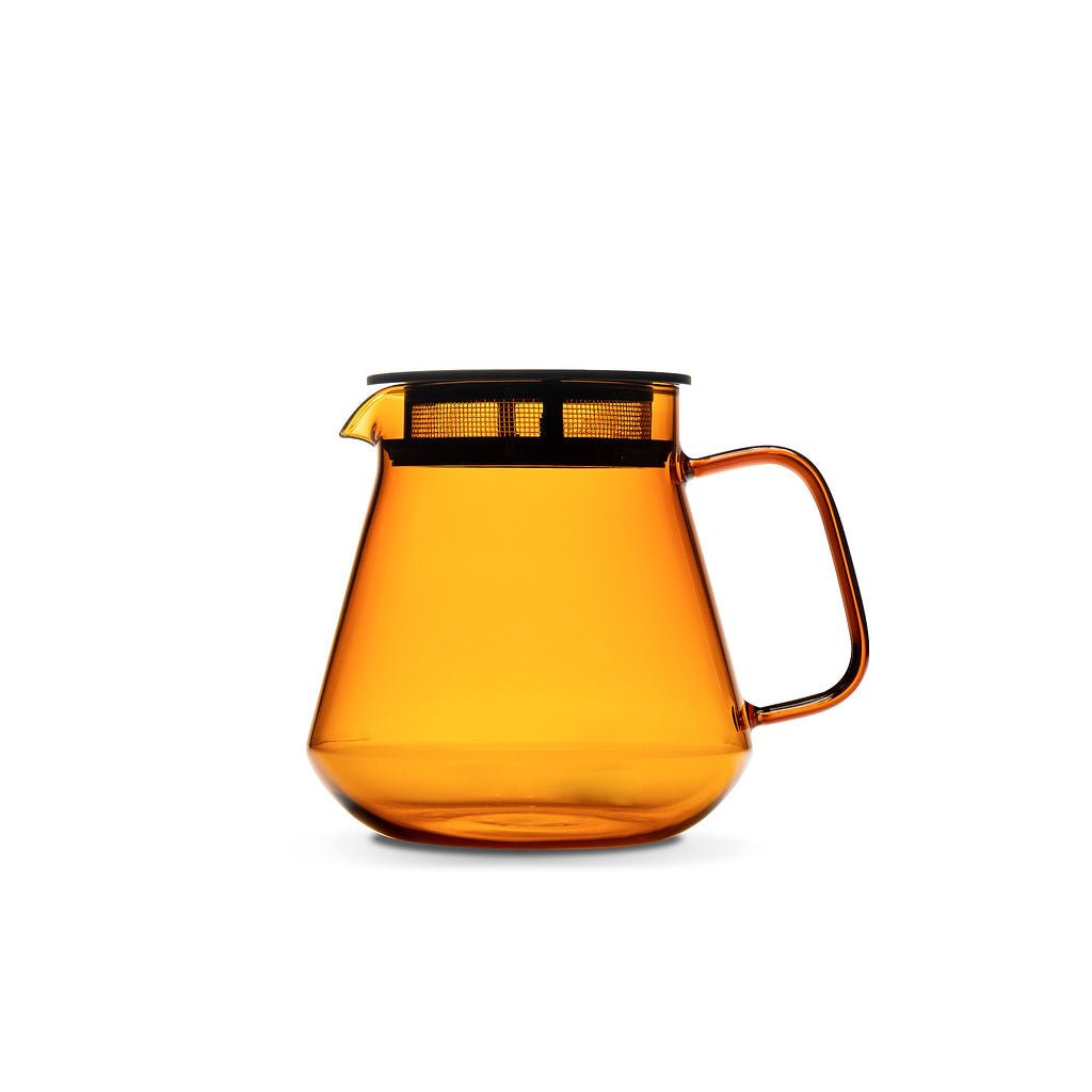 Hario Glass Coffee and Tea Server - Amber (600ml) - Corkys Coffee