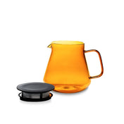 Hario Glass Coffee and Tea Server - Amber (600ml) - Corkys Coffee