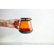 Hario Glass Coffee and Tea Server - Amber (600ml) - Corkys Coffee